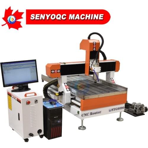 CNC Router 6090 for metal /4 axis cnc mini milling machine /Wood router machine