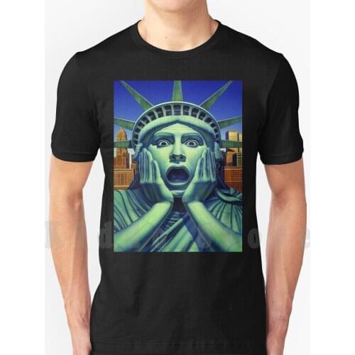 Home Alone T Shirt Cotton Men Diy Print Cool Tee Statue Of Liberty Liberty Statue America Usa Home Alone Home Alone Kevin
