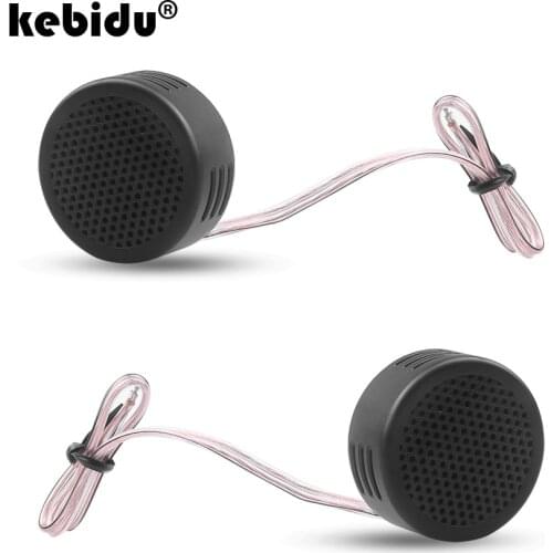 Kebidu 2pcs/lot 500W Loud Speaker High Efficiency Car Mini Dome Tweeter Loudspeaker Super Power Audio Auto Sound for Car