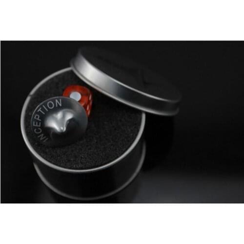 Mini Great Zinc Alloy Silver Spinning Top From Inception Totem Movie Children Toys Beyblade With Retail Metal Box Christmas Gift