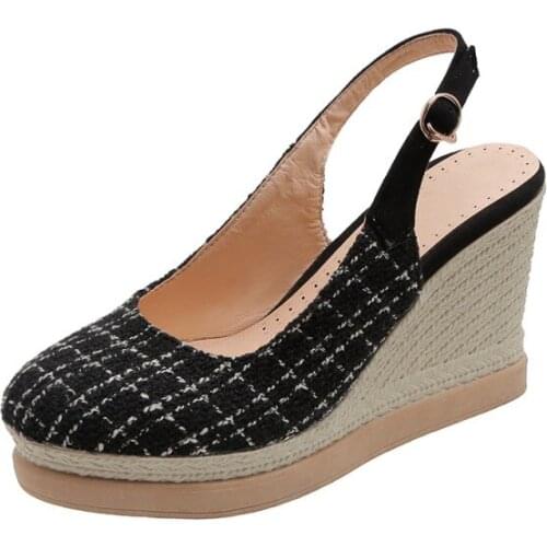 Big Size Fashion slope single shoes ladies high heels women shoes woman pumps