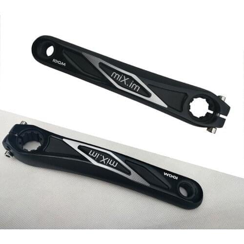 1pc MTB Road Bike Hollow Crank Arm 170mm Left Side Aluminum Alloy for 10 Gullets Chainwheel Bike Accessories