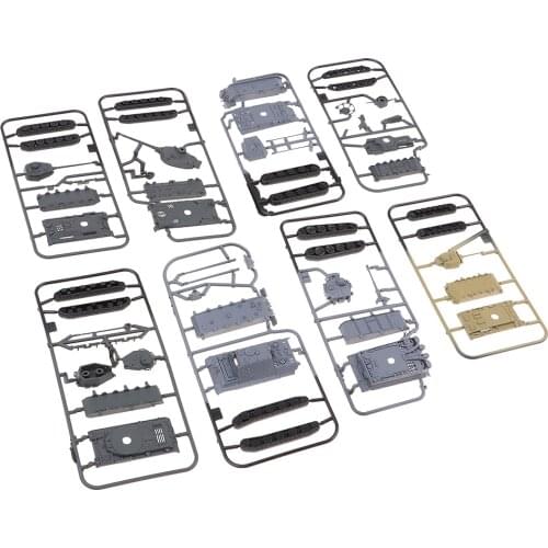 Self-assembled Tank Model 1:144 Scale Armed Forces Heavy Tank For Kids Toys