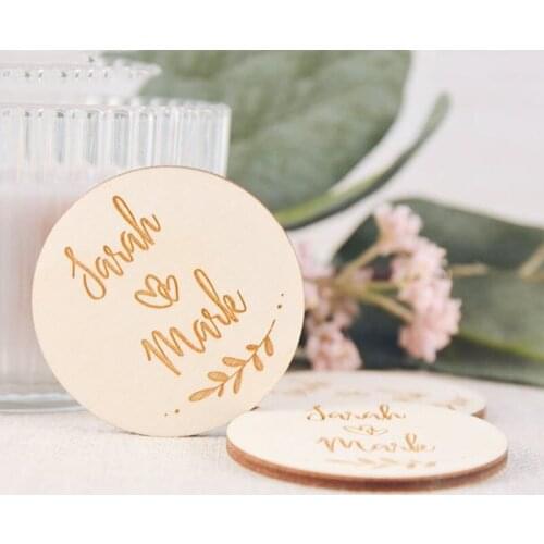 Save the date- Wooden Wedding Favors for Guests , Unique personalized wedding Favors,Rustic Wedding Thank You magnets