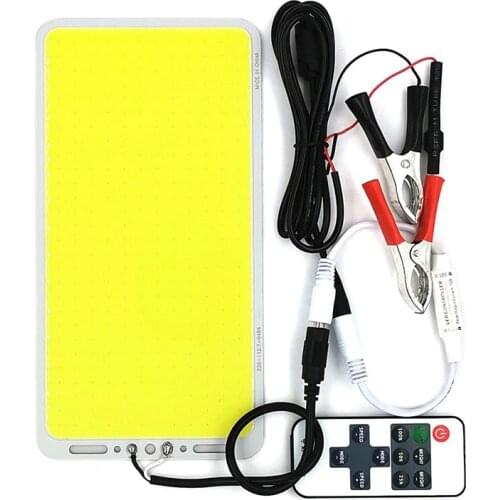 Upgraded LED Light Panel 12V 100W Fishing Rod COB Lamp for Outdoor Lighting Car Light DC12V Dimmable LED Bulb with Dimmer