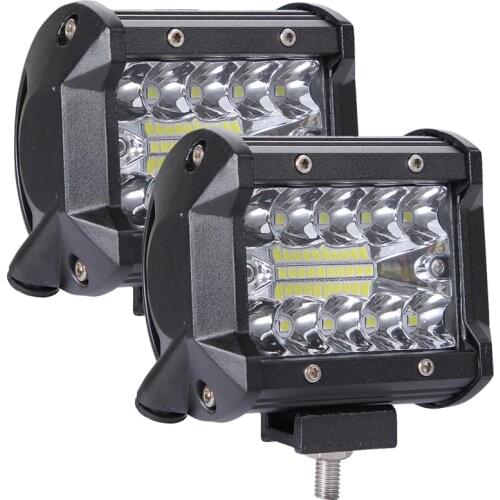 Led Light Bar Car Lamp 4in Car LED Work Light Bar Driving Lamp For Offroad Boat Tractor Truck Fog Light Auto Bulb ATV Led Bar