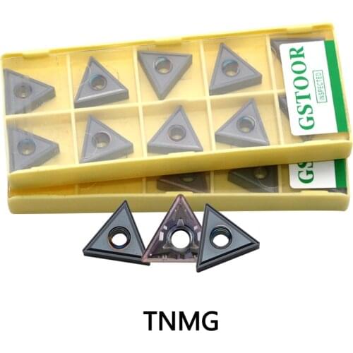 10PCS TNMG160404 TNMG160408 HA HS MS MA MQ JMS MF GM9030 Turning Tools Turning Tools Carbide Inserts CNC For Stainless Steel