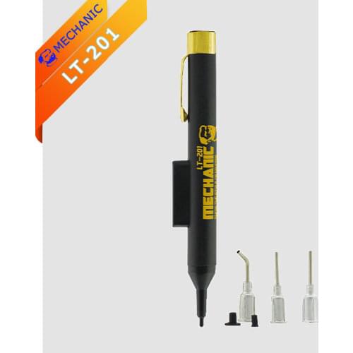 Vacuum Suction Pen MECHANIC LT-201 Built-In Vacuum Pump Anti-Static Sucker IC Component Picking Chip Adsorption Tool