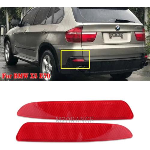 Left/Right red Rear Bumper light Reflector Brake tail Light For BMW X5 E70 Tail Lamp Fog Warning Stop Light LCI 63217158949
