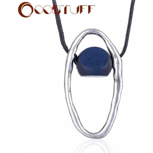 Women Jewelry Long Necklaces Vintage Wooden Beads Handmade necklaces & pendants women collares mujer choker kolye bijoux femme