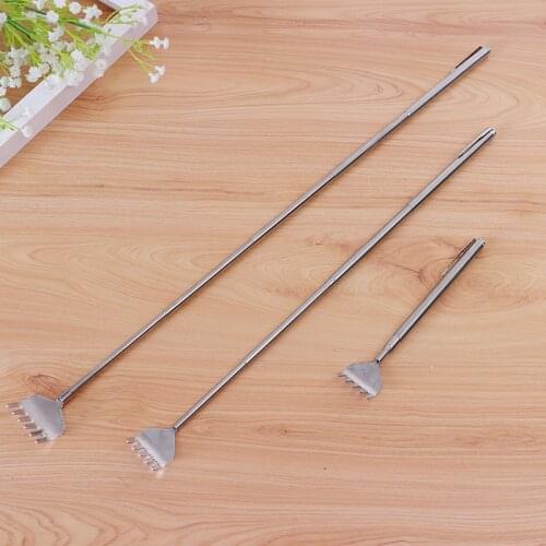 1 Pcs Stainless Back Scratcher Portable Extendable Telescopic Handy Pocket Back Scratcher Massage Tool Convenient Dropshipping