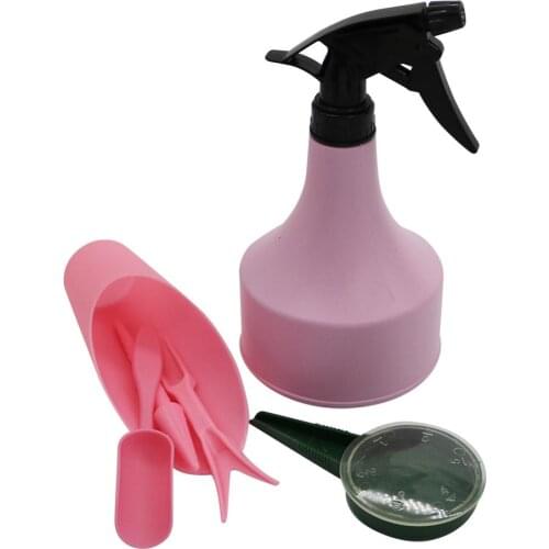 6Pcs/set Garden Planting Cultivation Tools 600ml Sprayer Bottle Mini Shovel Rake Plants Transplanting Gardening Weeding Tool