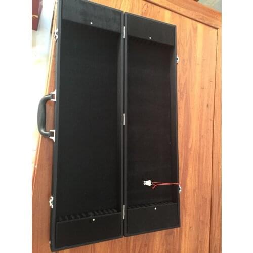 High quality wood bow case for 24pcs bows,violin and viola bow case