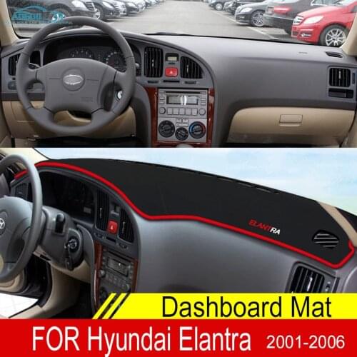 For Hyundai Elantra 2001 2002 2003 2004 2005 2006 XD I30 Anti-Slip Mat Dashboard Cover Pad Sunshade Dashmat Protect Accessories