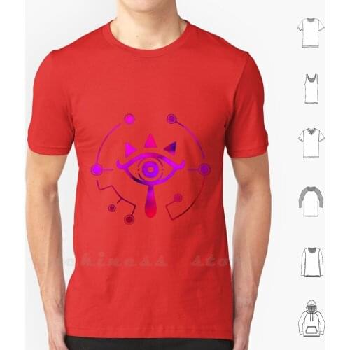 Sheikah Eye T Shirt 100% Cotton DIY S-6xl Breath Wild Legend Link Sheik Smash Bros Super Twilight