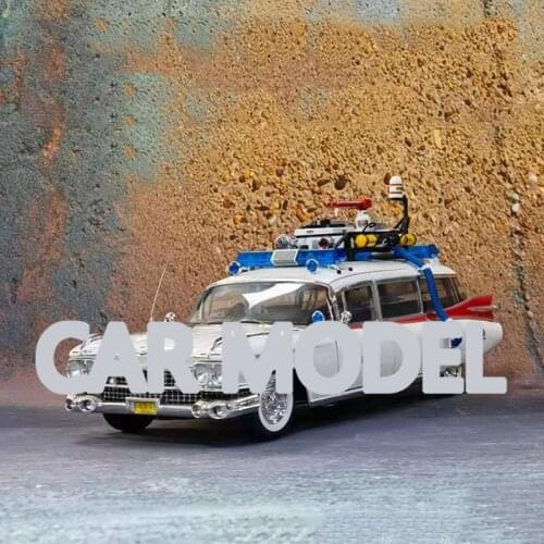 1:18 scale Alloy Toy Vehicles Hot Wheels Ghostbusters ECTO-1Car Model Of Childrens Toy Car Original Authentic Kids Toys