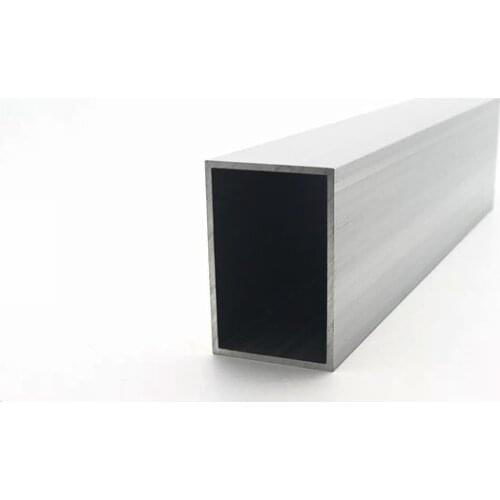 60mm*40mm*2mm square tube aluminum alloy hollow pipe rectangle straight duct vessel 100/200/300/400/500/550mm length