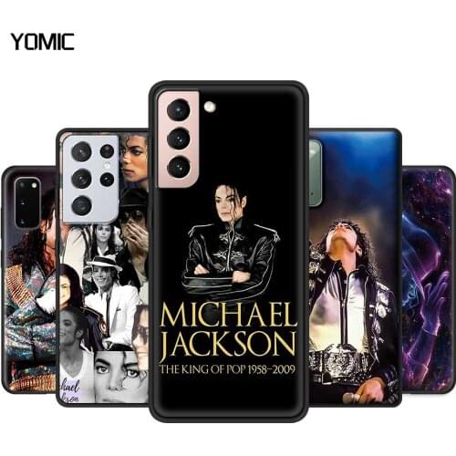 Michael Jackson Singer Casing for Samsung Galaxy S20 FE S21 Note 20 Ultra S10 10 Lite S9 Plus S8 S10e Black TPU Soft Case Cover