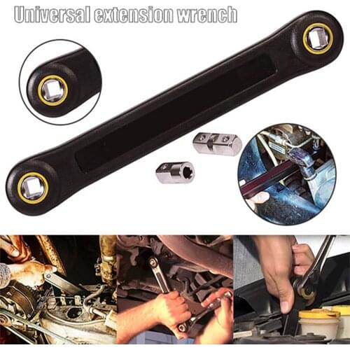 Car Repair Hand Tool, Extension Wrench 3/8 Universal Spanner Set Car Vehicle Auto Replacement Parts DIY Hand Tools