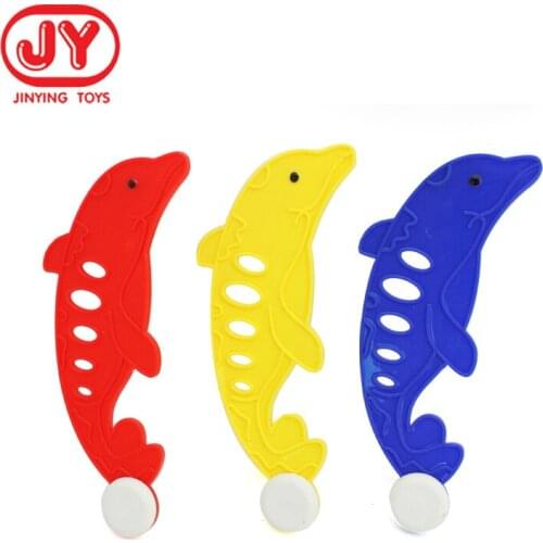 Plastic Animals Underwater Swim Pool Diving Toys Summer Swimming Dive Toy Sets Water Rings Diving Dolphins Fish toys for kids