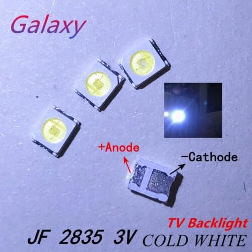 4000pcs JUFEI LED Backlight 1210 3528 2835 1W 3V 107LM Cool white LCD Backlight for TV TV Application 01.JT.2835BPWP2-C