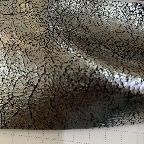 Synthetic crack pattern Retro Microfiber PU leather material
