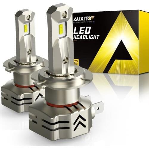 AUXITO 2x 12000LM H7 Led Headlight Bulb Super Bright H4 H8 H9 H11 HB3 9005 HB4 9006 Auto Headlamp 6000K White 52W Car Lamp
