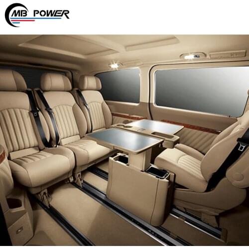 V Class W447 V250 V260 Vito Car Interior Body Set For V Class W447 V250 V260 Vito Beige Internal Folding Table