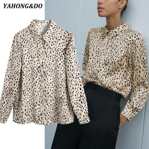 Блузки с принтом YAHONG&DO China At AliExpress