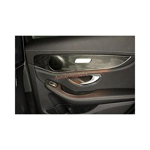 ABS Interior Rear Door Armrest Storage Box for Mercedes-Benz C-Class 14-15 W205