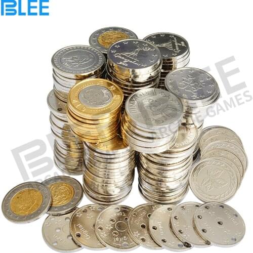 100pcs diameter 25 thickness 1.85mm Game token stainless steel arcade token Game coin for coin acceptor Game machine accessories