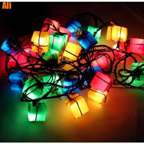 2021 New LED Lantern String Lights Christmas Tree Lights Decorative Holiday Lights Gift 220V Event & Party Halloween Decoration
