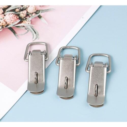 3Pcs/Set Spring Loaded Latch Catch Toggle Iron Hasps For Sliding Door Window