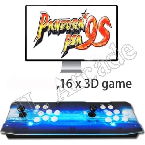 Pandora 9S Arcade Console 4260 in 1 6 Button & Sticker Custom Retro PCB Motherboard with 16*3d Games HDMI VGA Record High Score