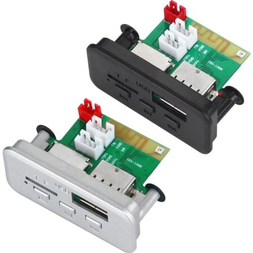 Bluetooth 5.0 Car Radio MP3 Player 5V 12V MP3 WMA Decoder Board Audio Module Radio FM TF USB 3.5mm AUX For Car