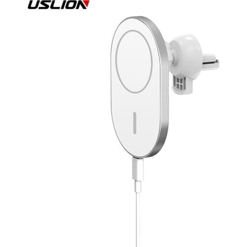 15W Wireless Charger Magnetic Car Holder Airvent Magnet Adsorbable Car Mount For iphone 12 Pro Max mini 11 Mobile phone Charging