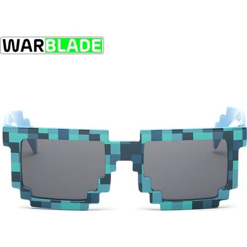 Kids Sunglasses Smaller Size Sunglasses Mosaic Boys Girls Pixel Eyewares Novelty Children Gift
