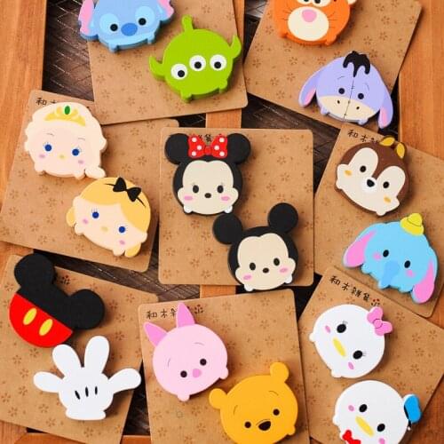 Two pieces a set ,two set a lot )South Korea creative fresh and lovely wooden cartoon fridge magnet BW16