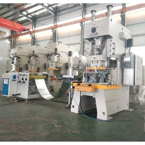 China Factory 63t Pneumatic Press Machinery for Metal Processing with the Foil Container Feeder