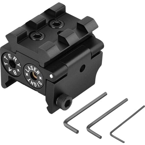 Compact red laser sight for handgun pistol 9mm gun 20mm rails mira laser para pistola lazer