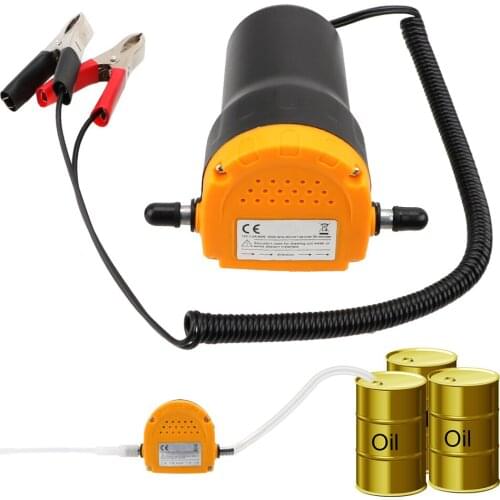 LEEPEE 12V 60W Electric Automatic Fuel Transfer Pump Oil Fluid Pump Extractor Exchange Suction Transfer Pump