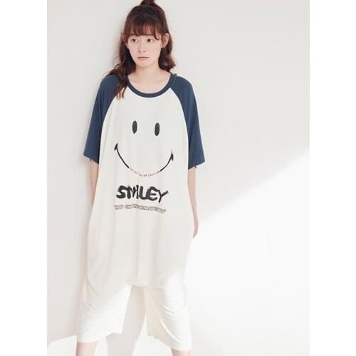 New Summer Women Pajamas Set Cute Bodysuit for women Short Sleeve Modal Sleepwear Pijamas Home Clothing