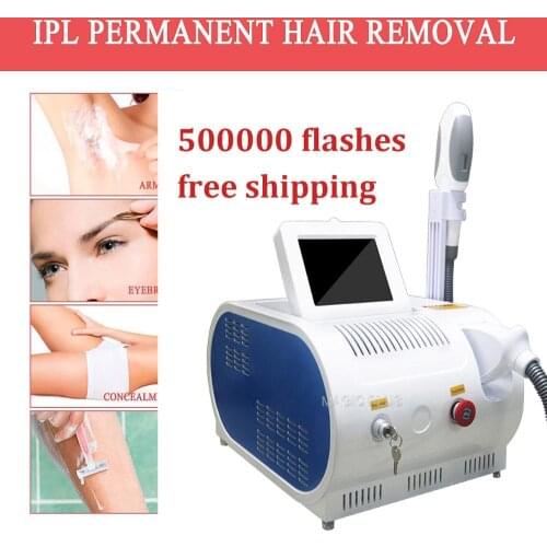 Professional 5 filters 500000 shots opt ipl elight shr laser hair removal machine price with high quality