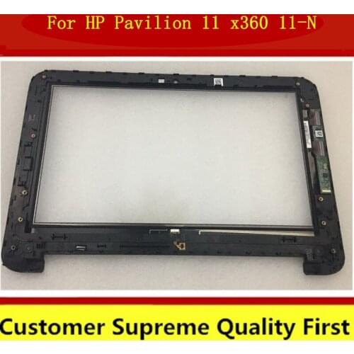 With Frame For hp 11-N touch screen Replacemen for HP Pavilion 11 X360 11-N010dx 11-N010dx Series Digitizer Glass for Laptop