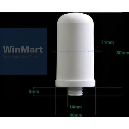 3pcs/lot Replacement Inner Ceramic Filter Cartridge for Household Tap Faucet Water Purifier