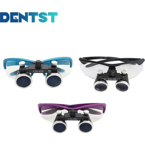 Dentistry Binoculars Magnifier 2.5X 3.5X Magnification Ultra-lightweight Dental Loupes for Dental Surgery