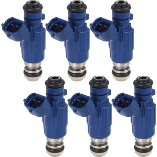 6 PCS 16600-AA500 FBJE100 Fuel Injectors For Nissan GTR Safari Patrol Skyline R34 RB25DET 2.5L Turbo TB48DE 16600AA500