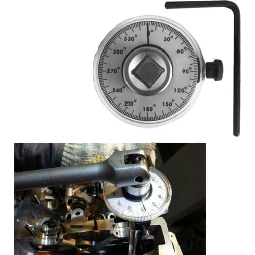 Dial Rotary Angle Gauge 1/2 drive Professional Torque Wrench Bike Professional Repair Tool Socket Wrench