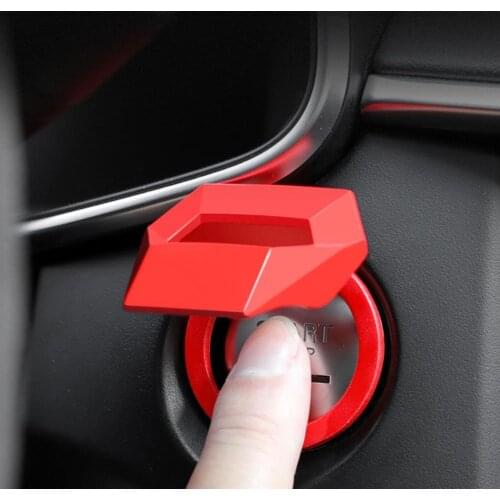 Universal Car Start Button Lid Protective Cover Automotive Interior Decoration