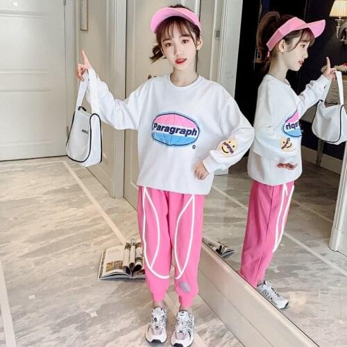 Scoop Spring Autumn Baby Boys Girls Clothing Set Kids Sweatshirts+Pants Outfits Teenage Sports Tops Children Suit High Quality